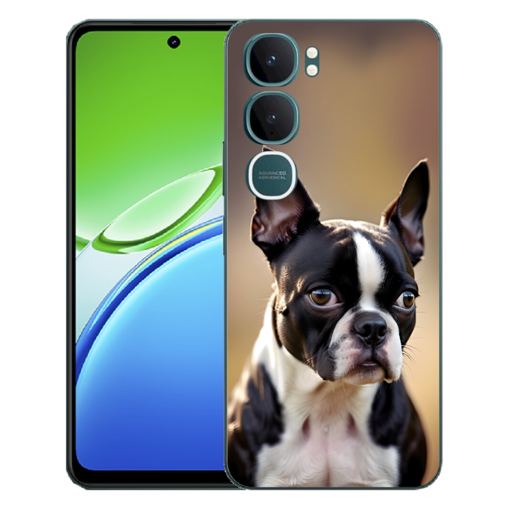 mmCase gél tok a Vivo Y21d-hez – bostoni terrier