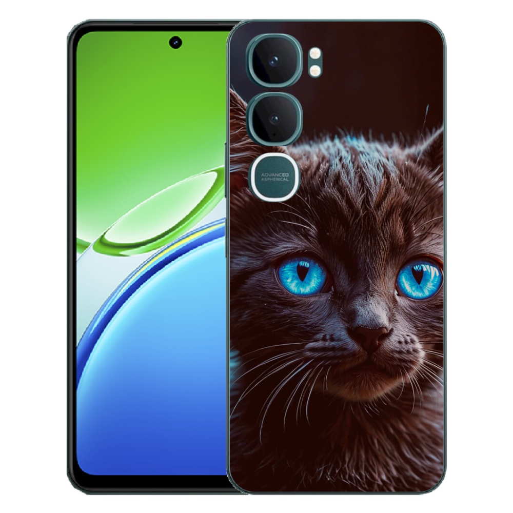 mmCase géltok a Vivo Y21d-hez – fekete cica 2
