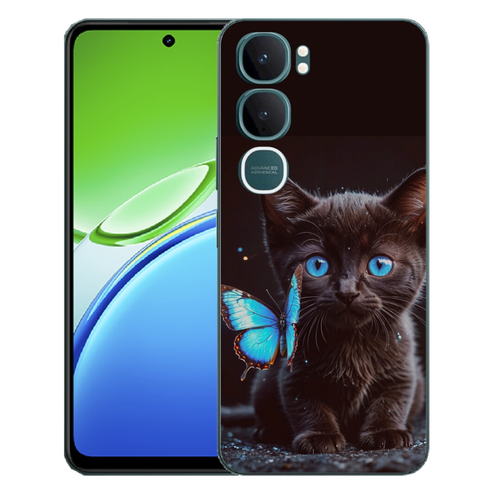 mmCase géltok a Vivo Y21d-hez – fekete cica 3