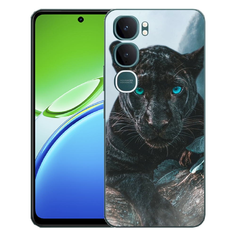 mmCase géltok a Vivo Y21d-hez – fekete párduc