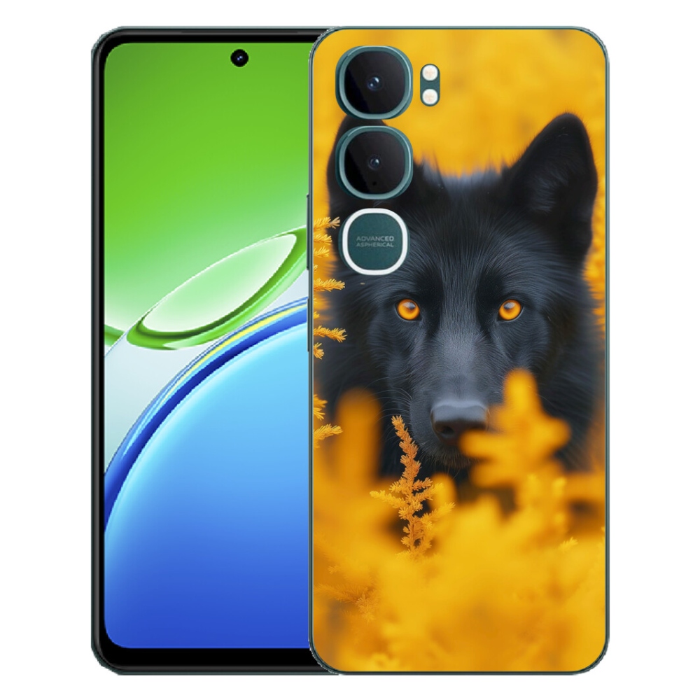 mmCase géltok a Vivo Y21d-hez – fekete farkas 2