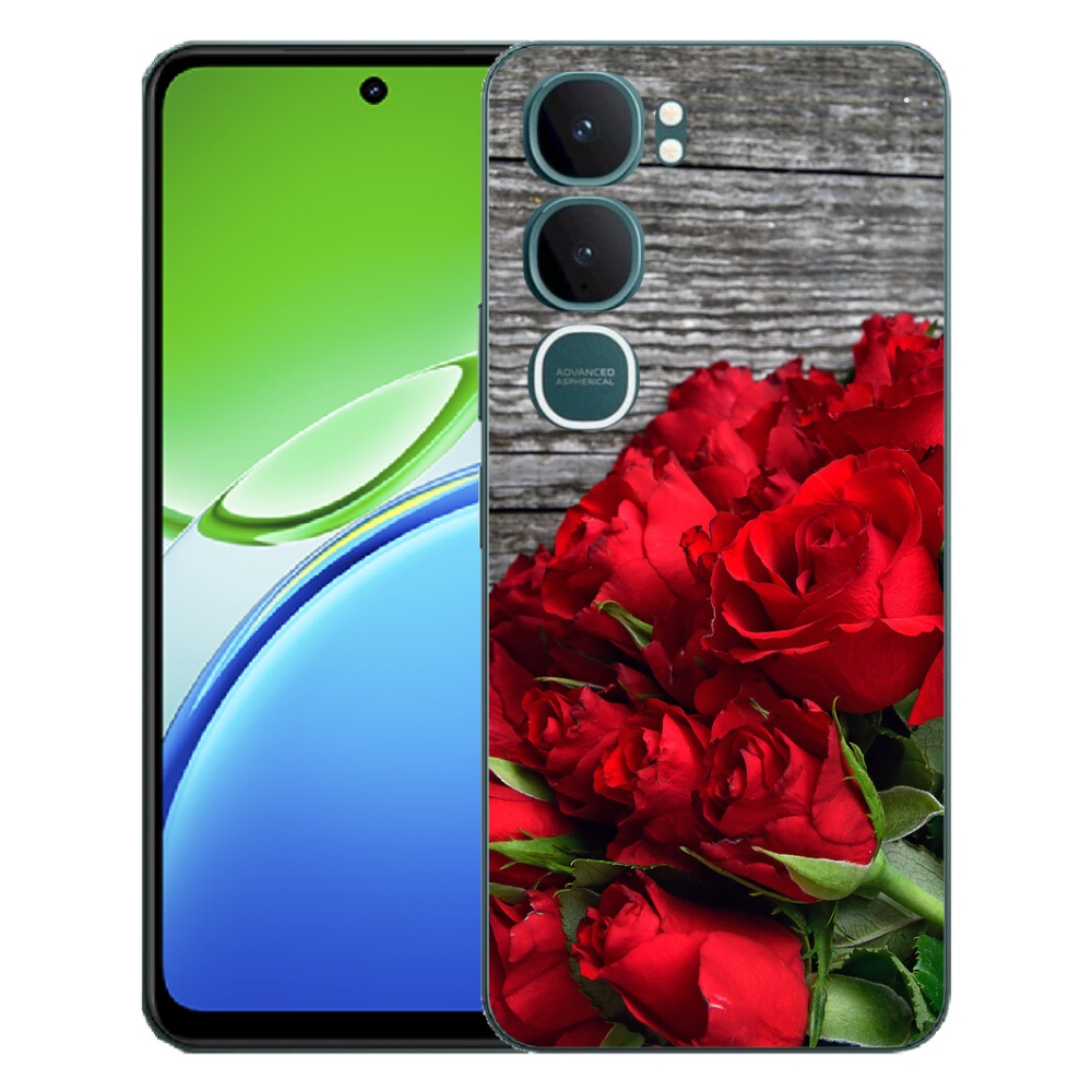 mmCase géltok a Vivo Y21d-hez – vörös rózsák