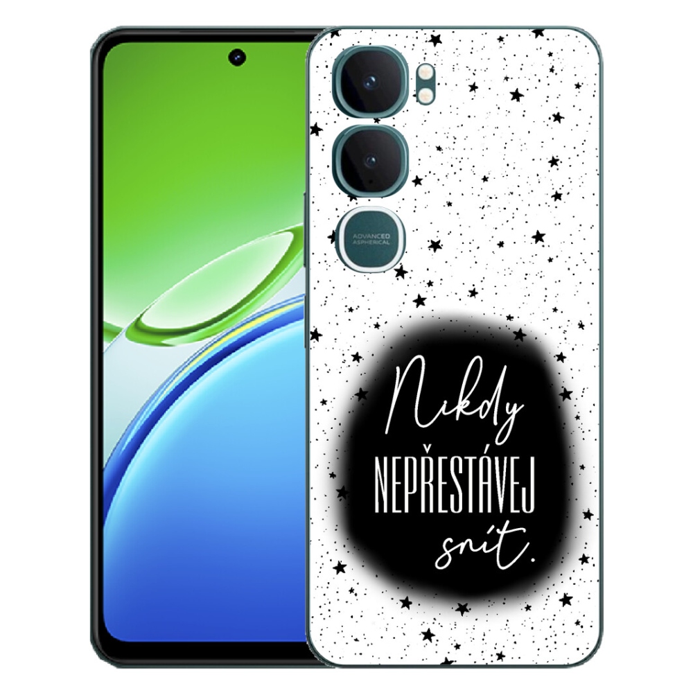 mmCase géltok a Vivo Y21d-hez – 1. idézet, fekete-fehér háttér