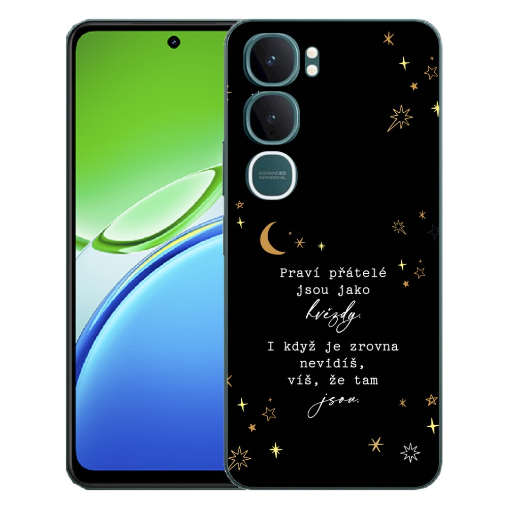 mmCase géltok a Vivo Y21d-hez – idézet 6, fekete háttérrel