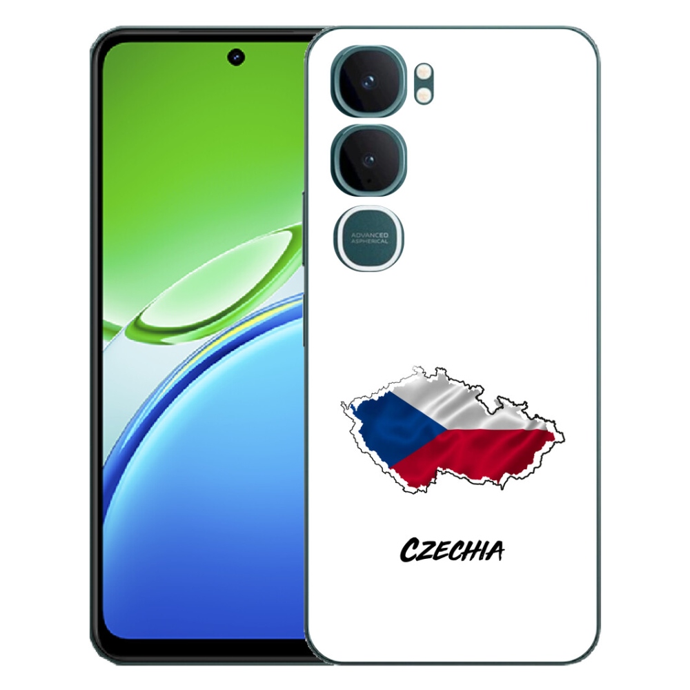 mmCase géltok a Vivo Y21d-hez – Czechia, fehér háttér