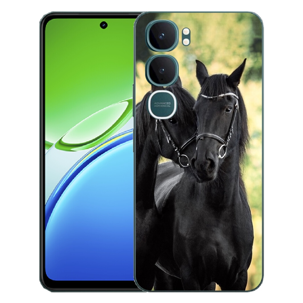 mmCase géltok a Vivo Y21d-hez – két fekete ló