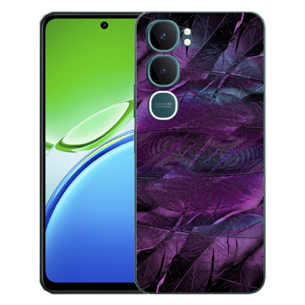 mmCase géltok a Vivo Y21d-hez – lila tollak