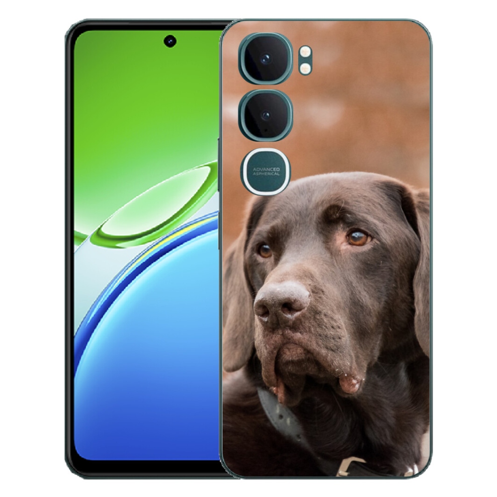 mmCase gél tok a Vivo Y21d-hez – barna labrador