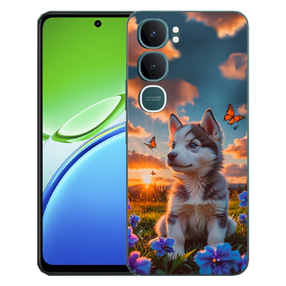 mmCase gél tok a Vivo Y21d-hez – husky naplementekor