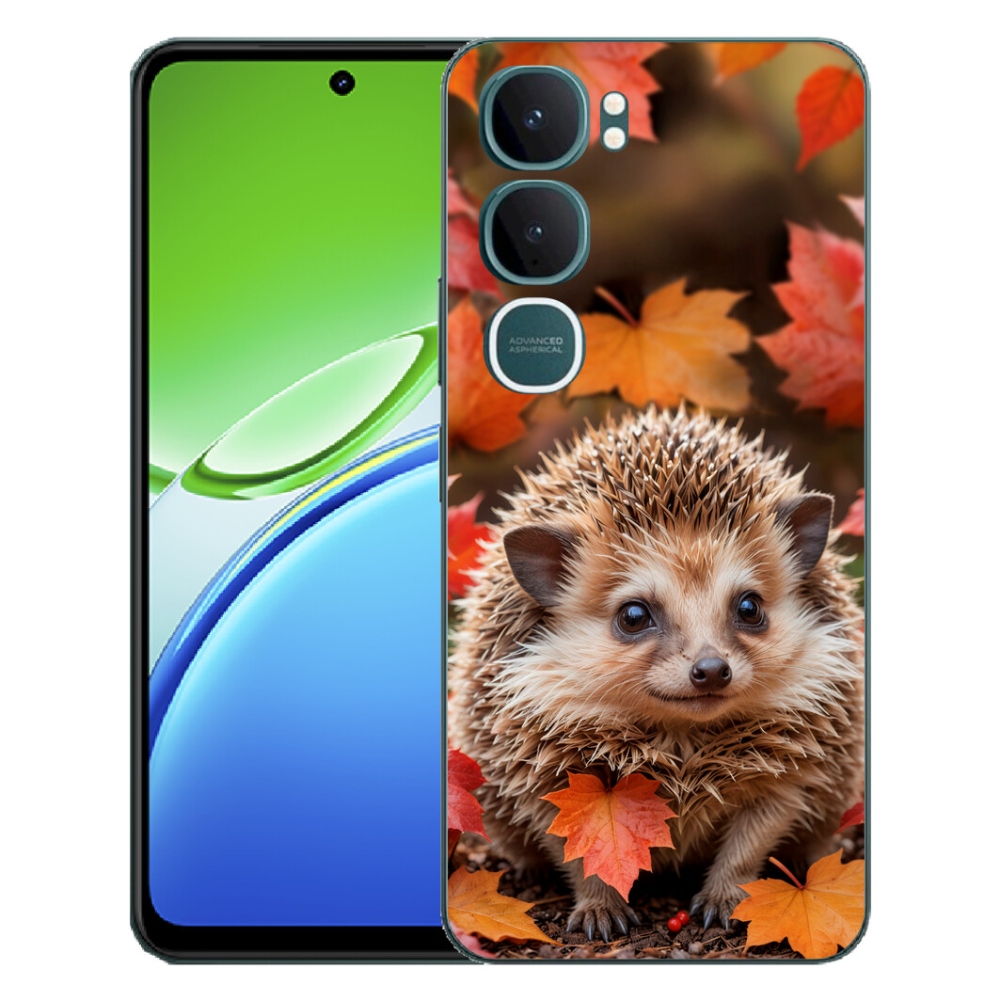 mmCase géltok a Vivo Y21d-hez – sün a levelek között