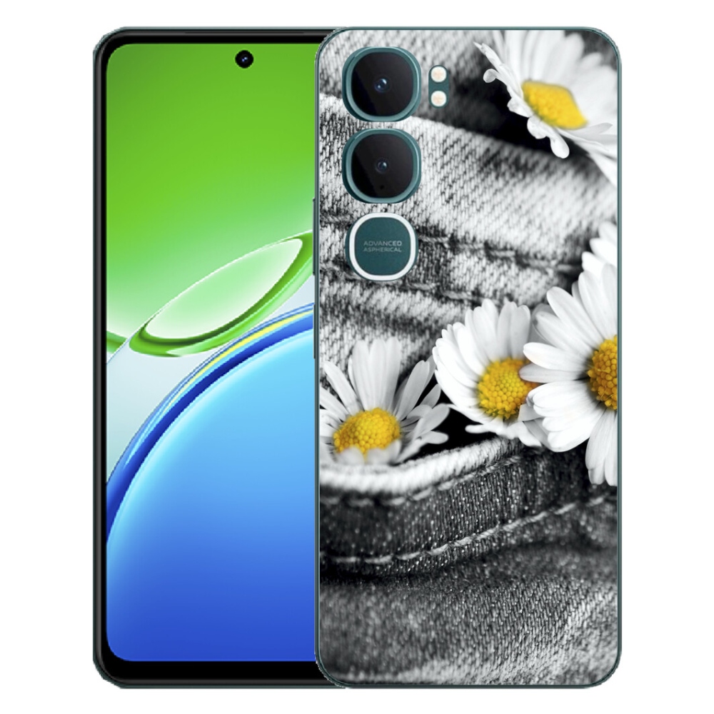 mmCase gélhuzat a Vivo Y21d-hez – margaréták