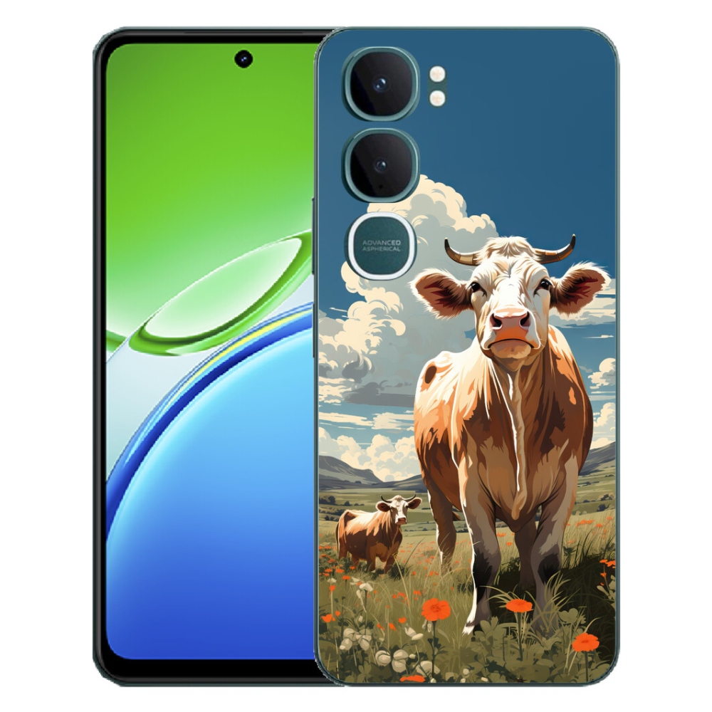 mmCase géltok a Vivo Y21d-hez – tehenek a réten