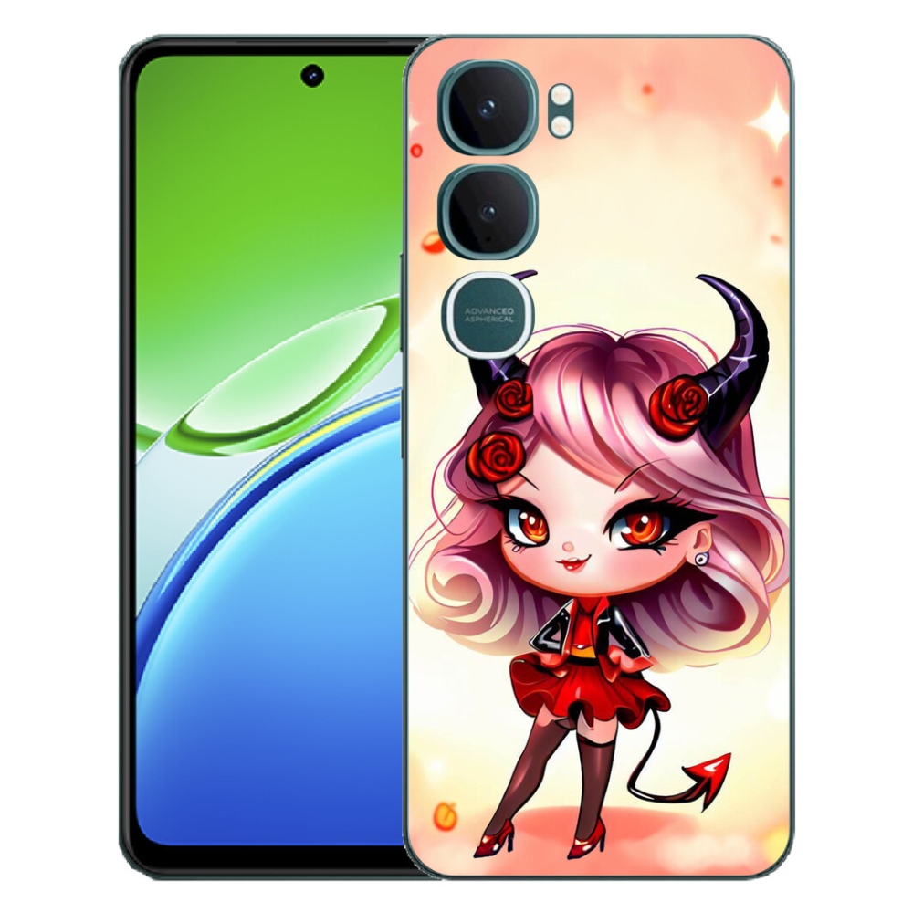 mmCase géltok a Vivo Y21d-hez – rajzolt kis ördögnő