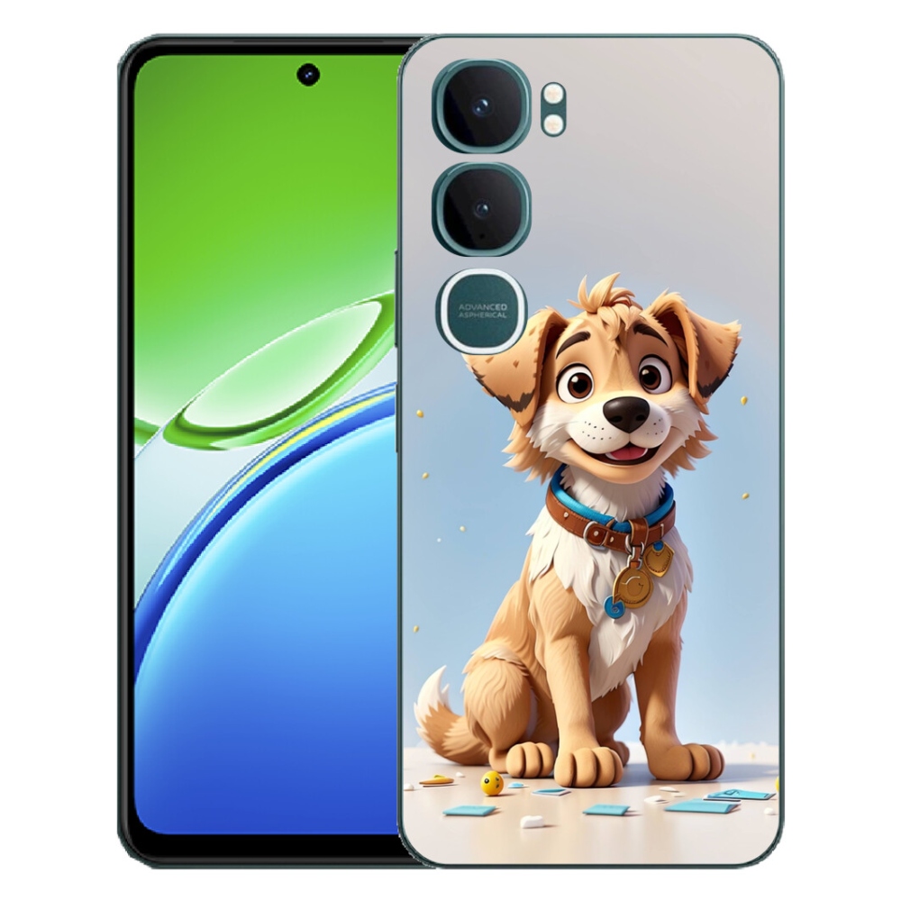 mmCase gél tok a Vivo Y21d-hez – rajzolt kiskutya