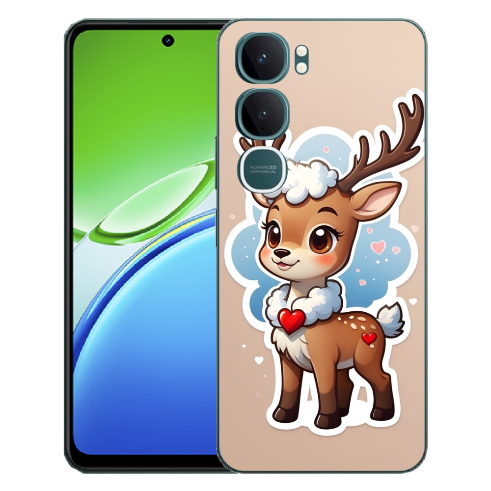 mmCase géltok a Vivo Y21d-hez – rajzolt rénszarvas