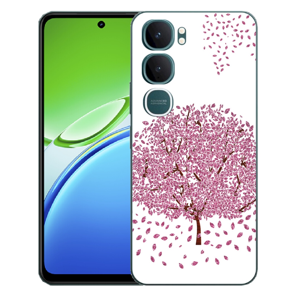 mmCase géltok a Vivo Y21d-hez – rajzolt fa levelekkel