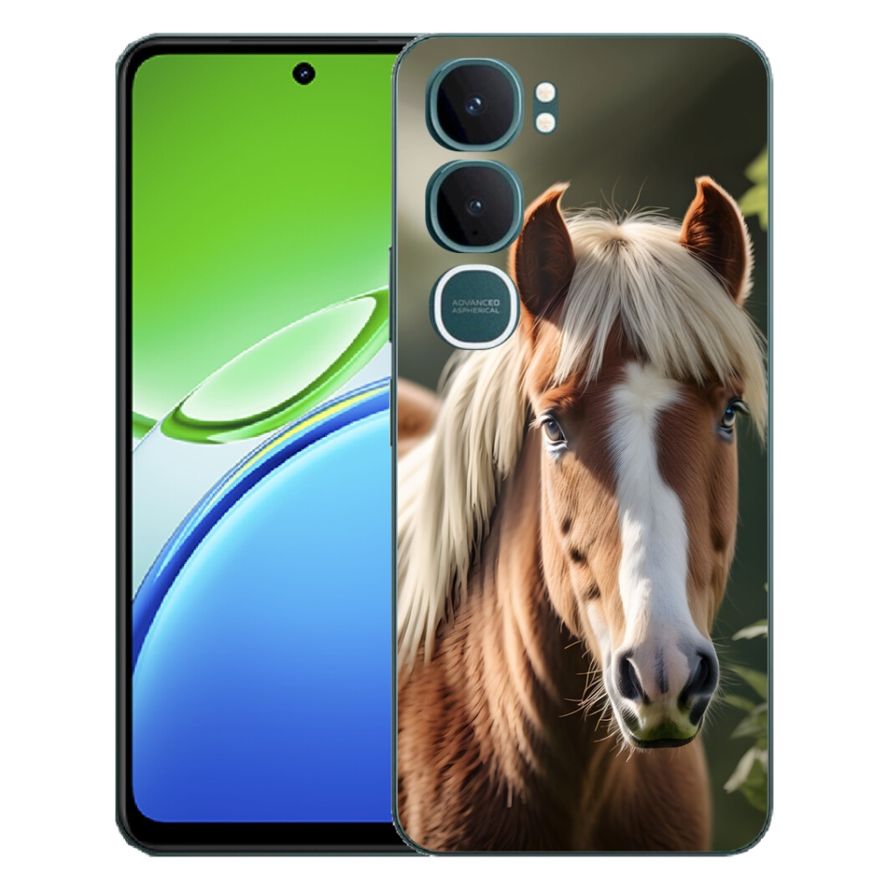 mmCase gél tok a Vivo Y21d-hez – világos sörényű ló