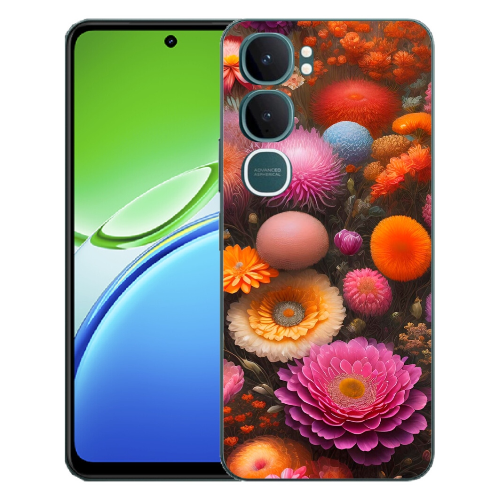 mmCase gél tok a Vivo Y21d-hez – virágkompozíció