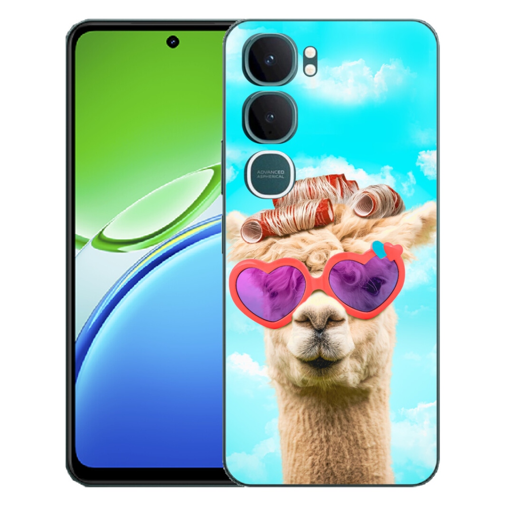 mmCase géltok a Vivo Y21d-hez – szemüveges láma