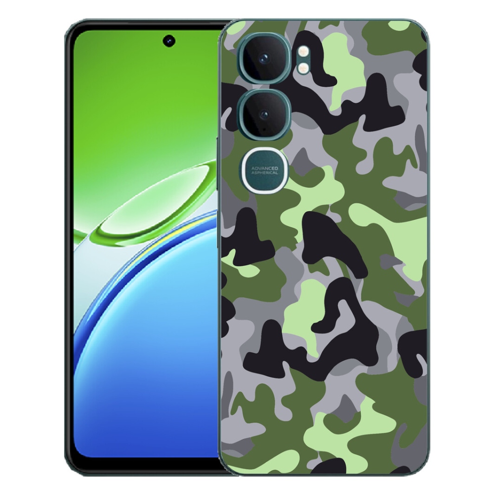 mmCase gél tok a Vivo Y21d-hez – kamuflázs mintás 7