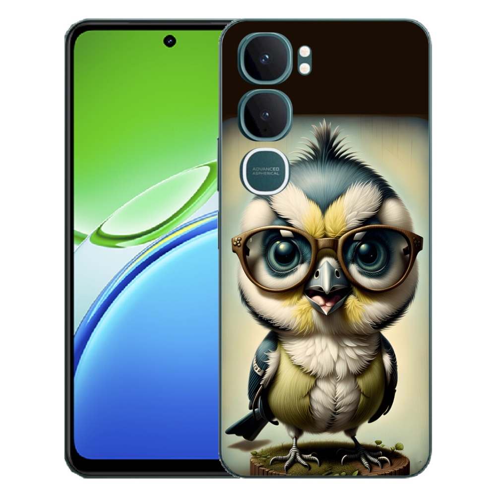 mmCase gél tok a Vivo Y21d-hez – szemüveges kölyök