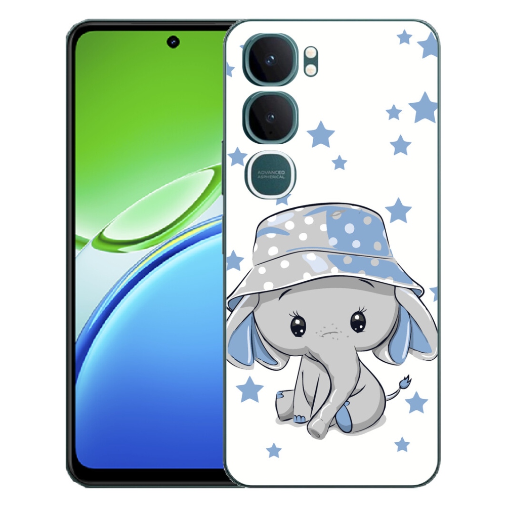mmCase gél tok a Vivo Y21d-hez – kék elefánt