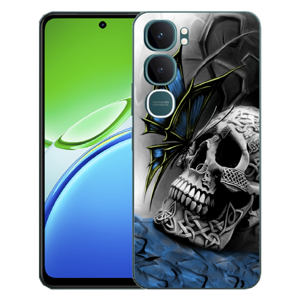 mmCase géltok a Vivo Y21d-hez – pillangó és koponya