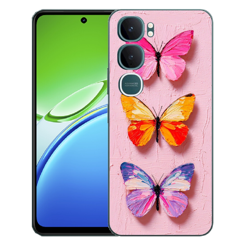 mmCase gél tok a Vivo Y21d-hez – pillangós hármas