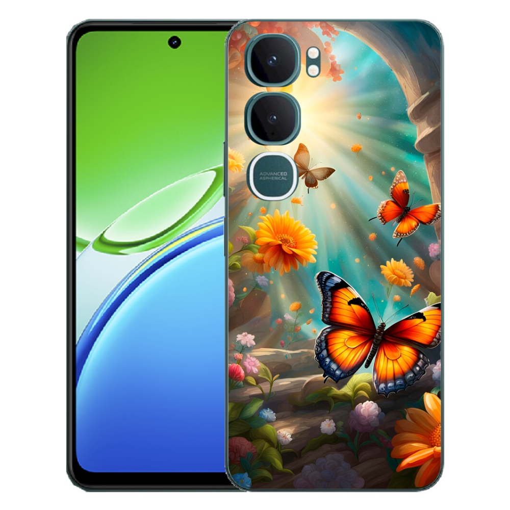 mmCase gélhuzat a Vivo Y21d-hez – Pillangókert 2
