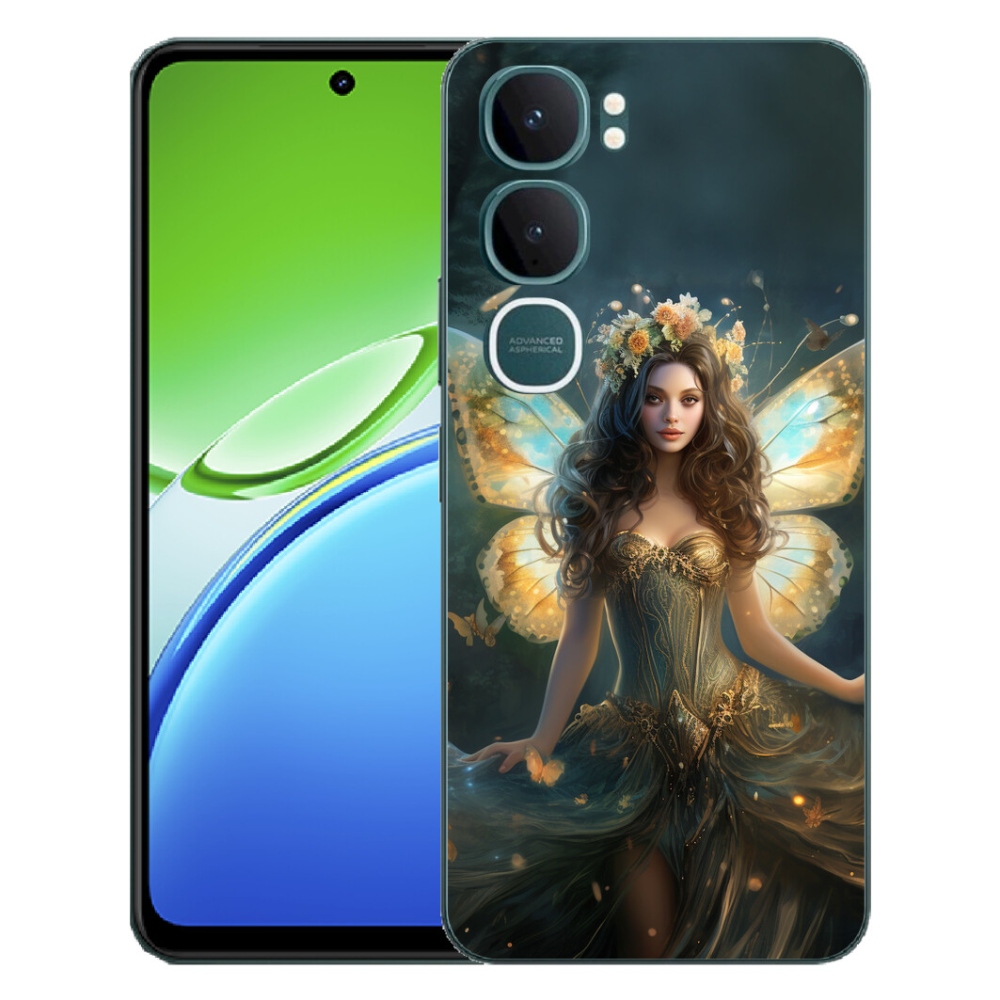mmCase géltok a Vivo Y21d-hez – pillangós nő
