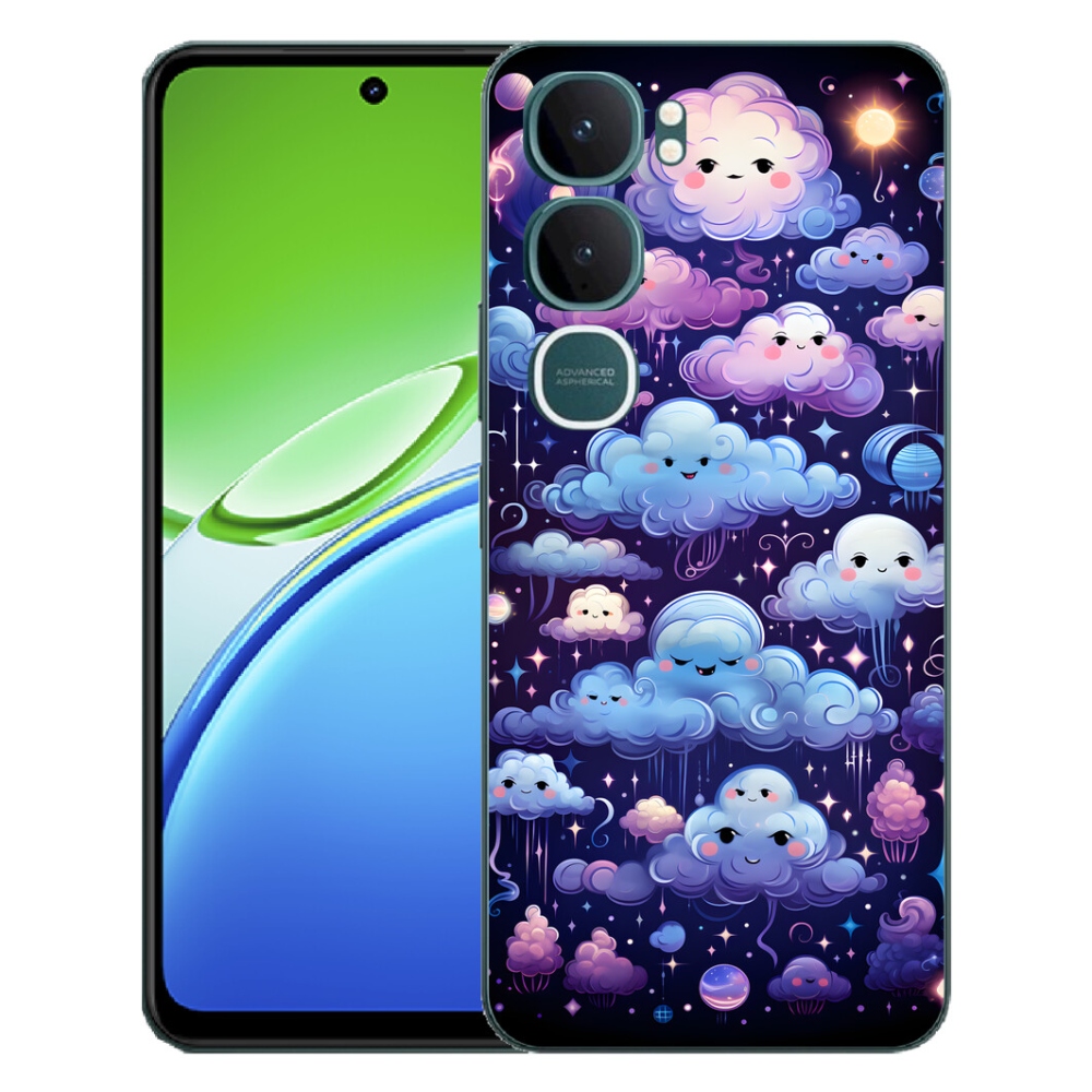 mmCase géltok a Vivo Y21d-hez – felhőmintás