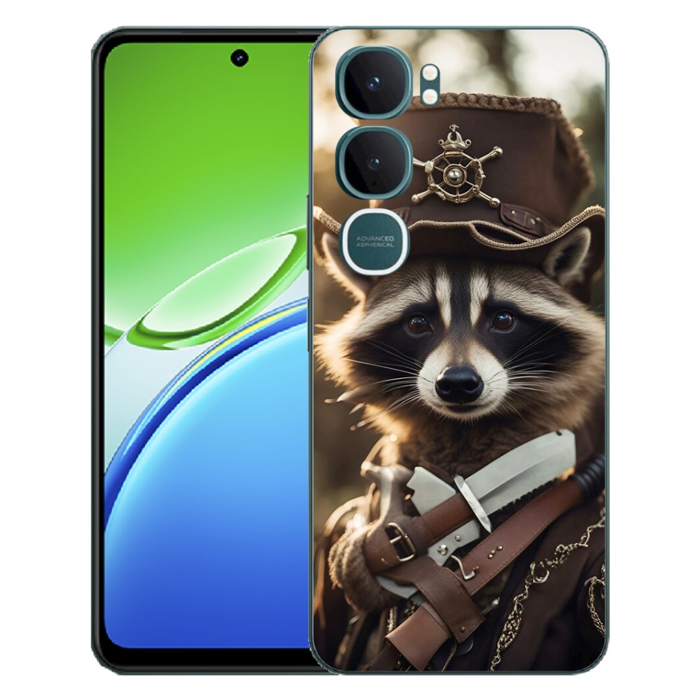 mmCase géltok a Vivo Y21d-hez – egyenruhás mosómedve