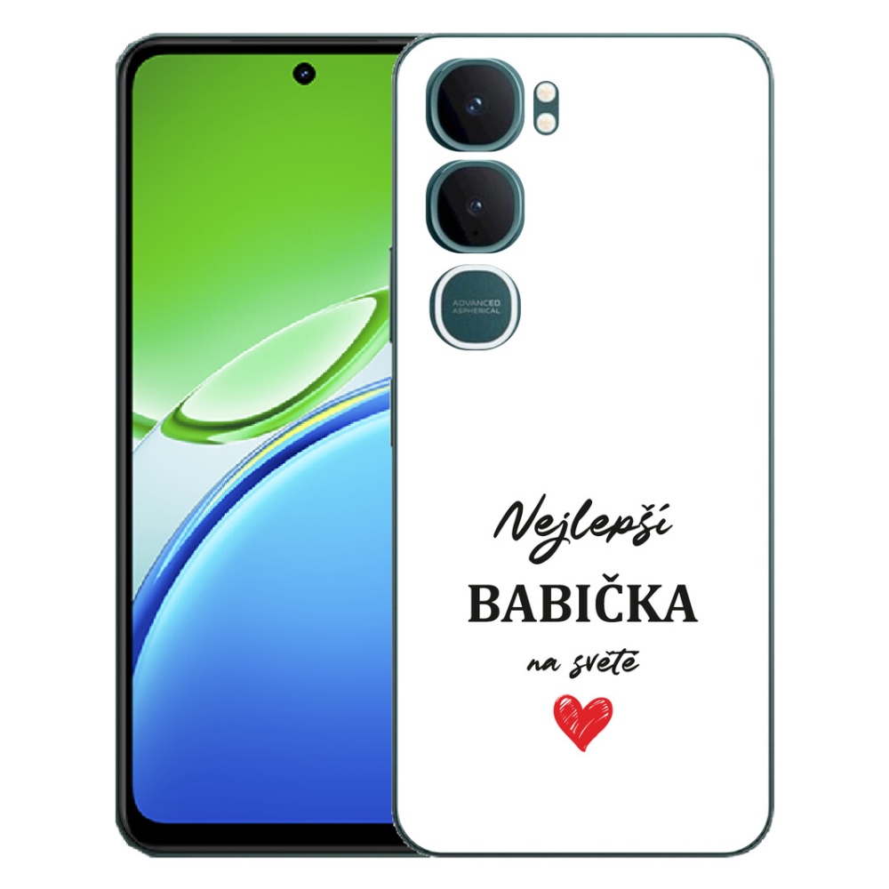 mmCase géltok a Vivo Y21d-hez – a legjobb nagymama 1 fehér háttérrel