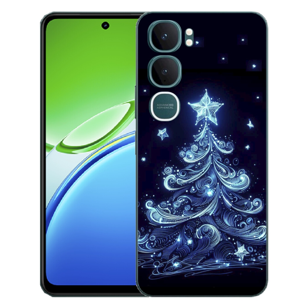 mmCase gél tok a Vivo Y21d-hez – neon karácsonyfa 4