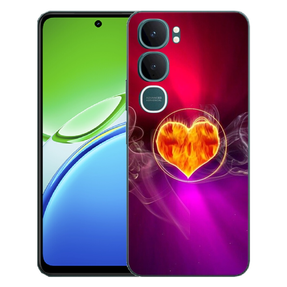 mmCase gélhuzat a Vivo Y21d-hez – tüzes szív