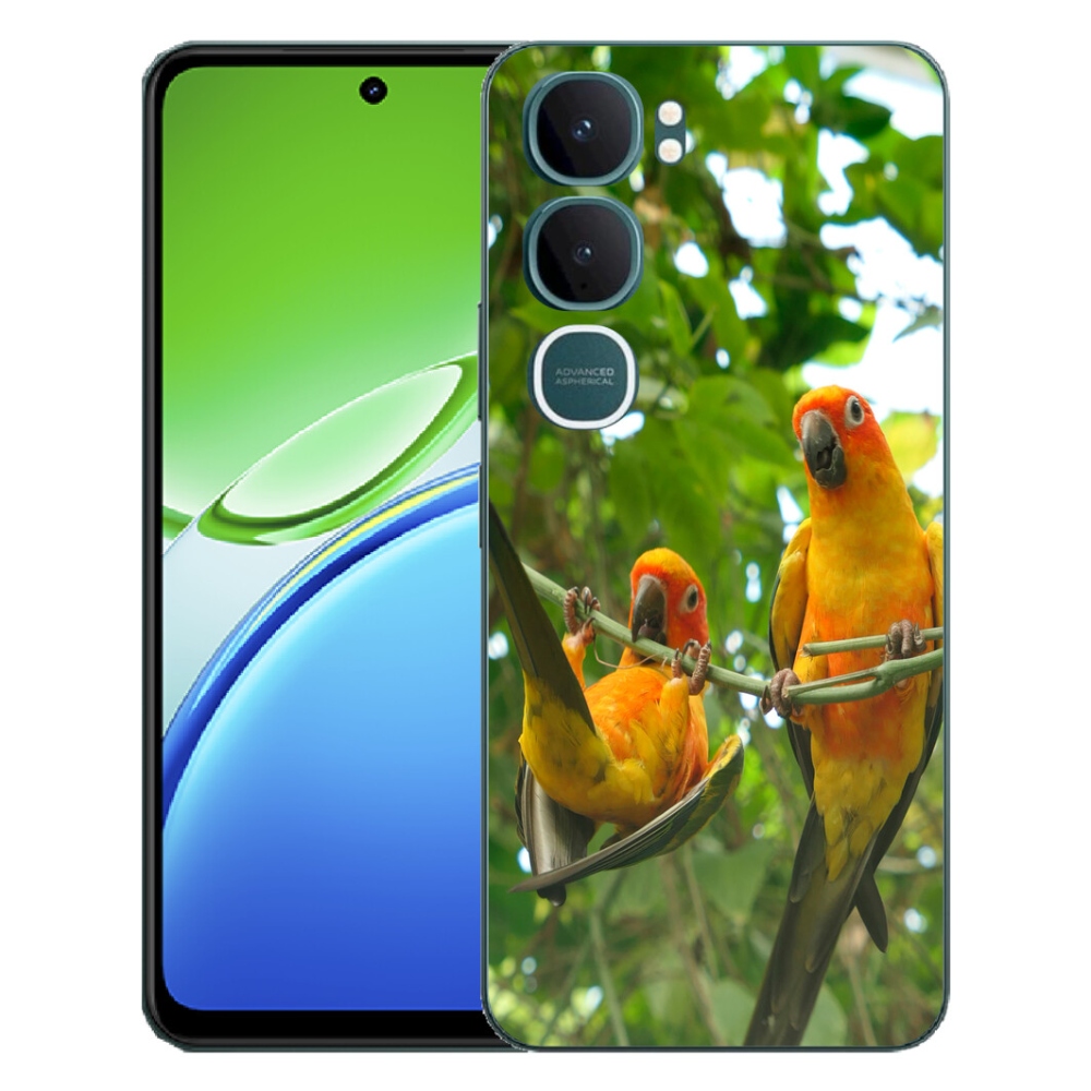 mmCase gél tok a Vivo Y21d-hez – aratinga papagájok