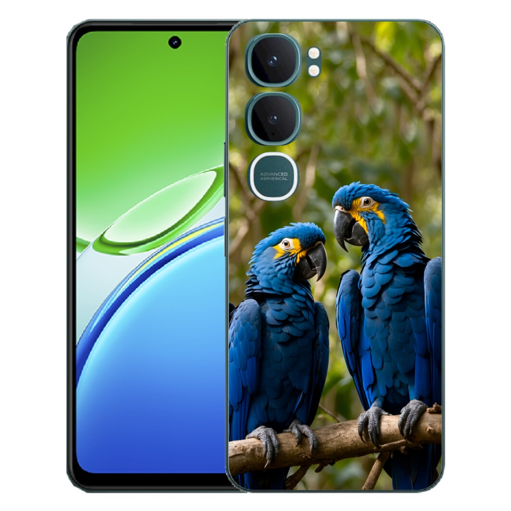 mmCase géltok a Vivo Y21d-hez – papagáj-duó