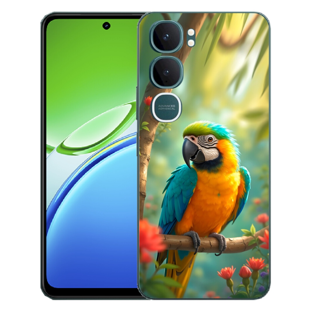 mmCase géltok a Vivo Y21d-hez – kék-sárga ara papagáj