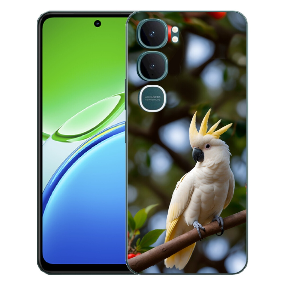 mmCase géltok a Vivo Y21d-hez – kakadu papagáj 3