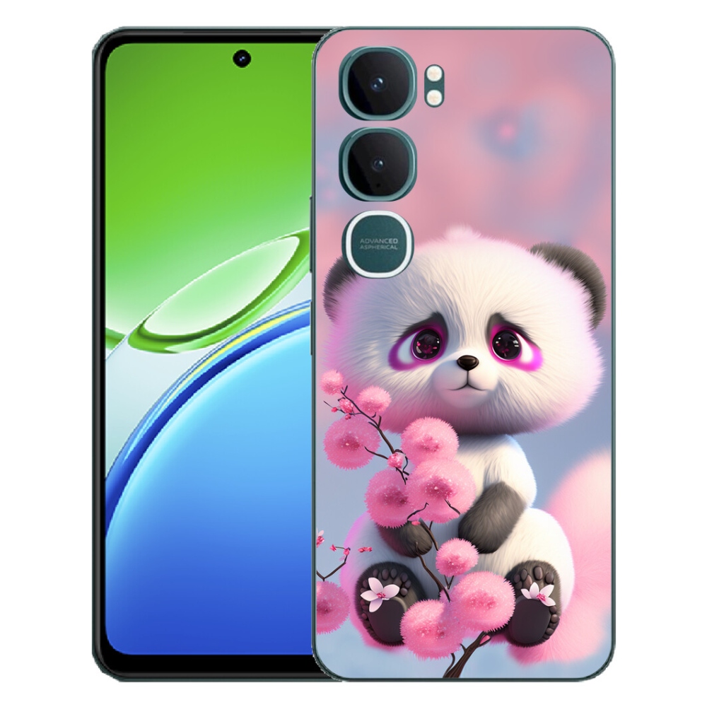 mmCase gél tok a Vivo Y21d-hez – aranyos panda 1