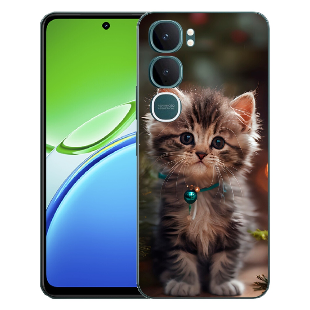 mmCase gél tok a Vivo Y21d-hez – aranyos cica 11