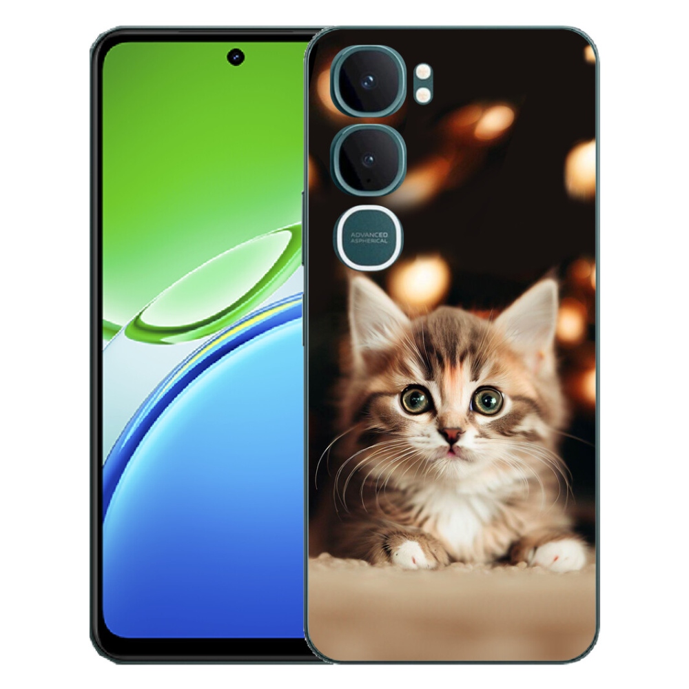 mmCase gél tok a Vivo Y21d-hez – aranyos cica 2