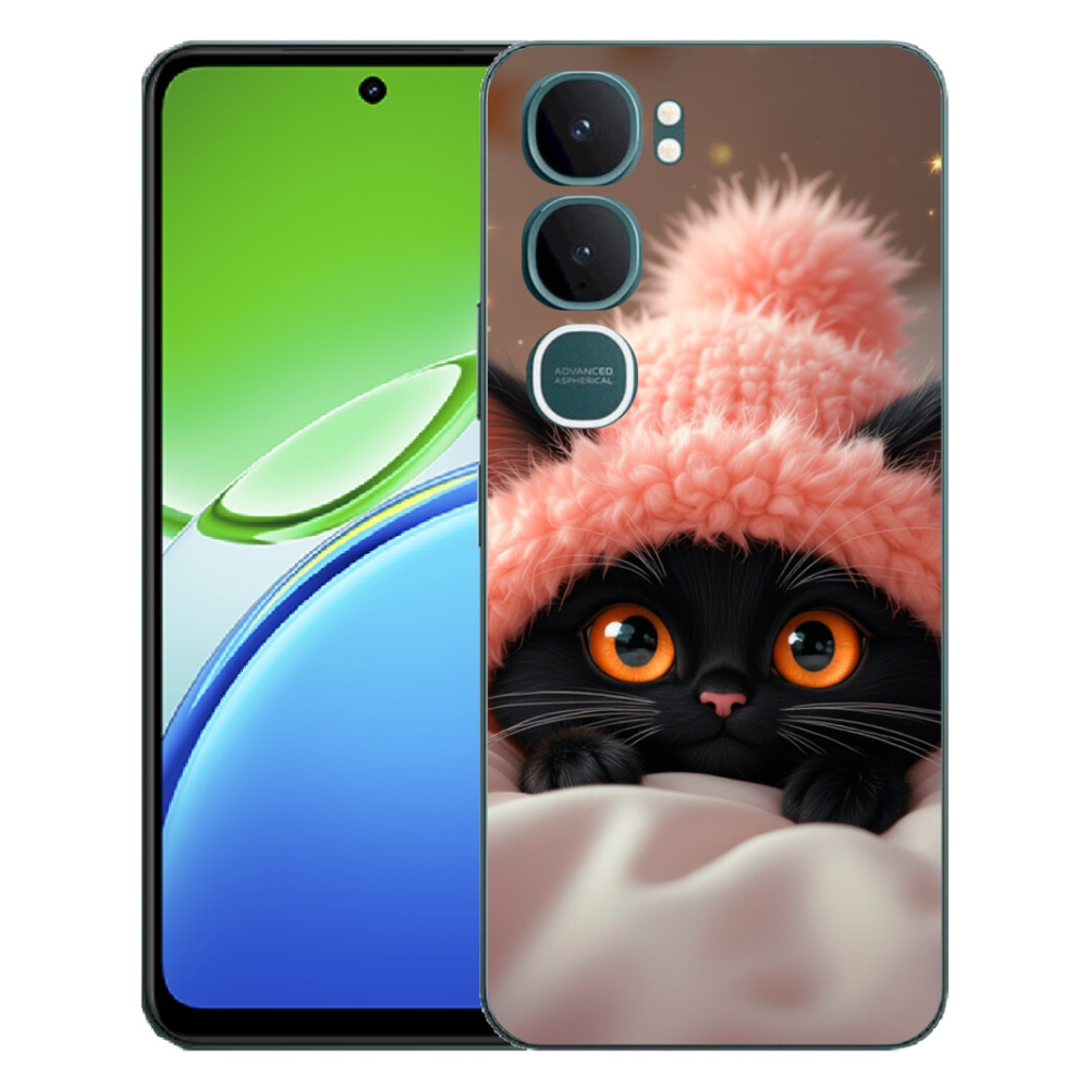 mmCase gél tok a Vivo Y21d-hez – aranyos cica 7