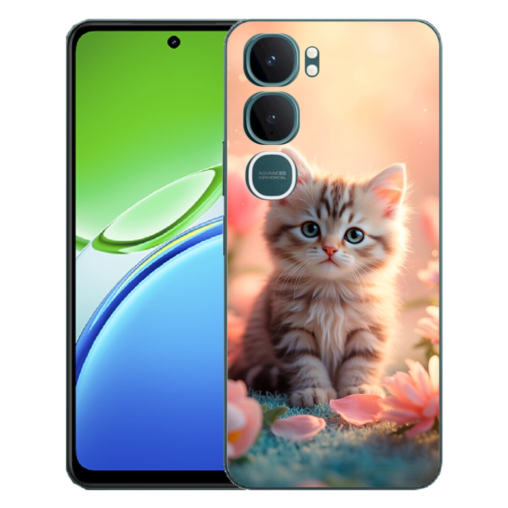 mmCase gél tok a Vivo Y21d-hez – aranyos cica 8