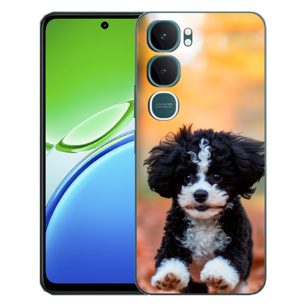 mmCase gél tok a Vivo Y21d-hez – aranyos kiskutya 2