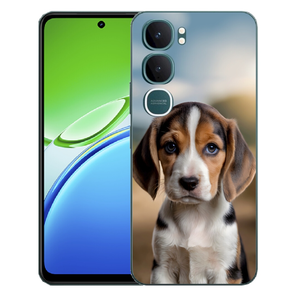 mmCase gél tok a Vivo Y21d-hez – aranyos beagle