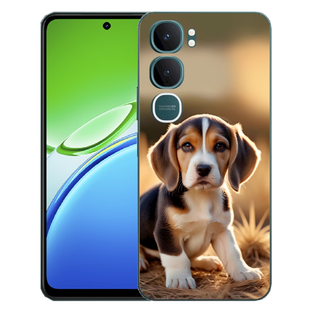 mmCase gél tok a Vivo Y21d-hez – aranyos beagle