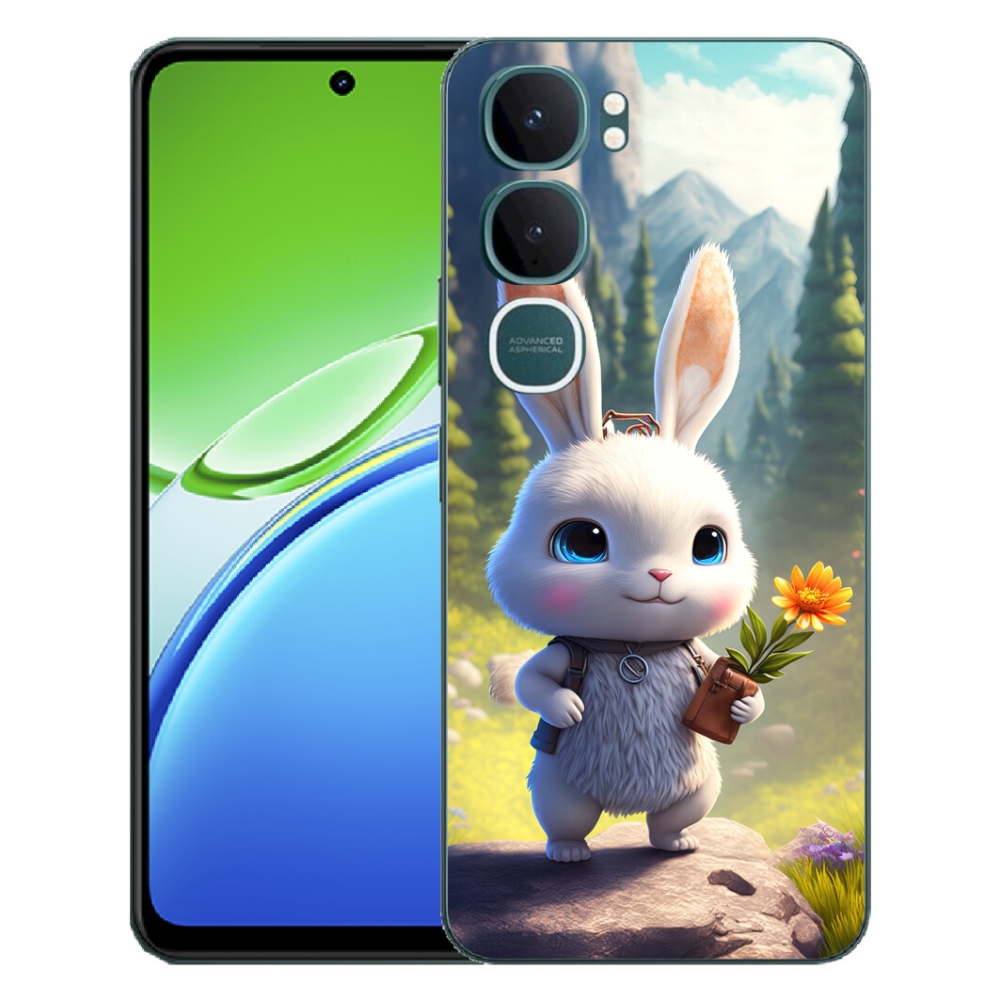 mmCase gél tok a Vivo Y21d-hez – aranyos nyuszi