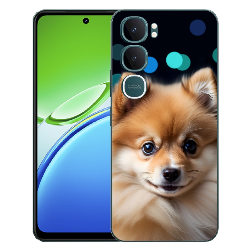 mmCase gél tok a Vivo Y21d-hez – aranyos pomerániai