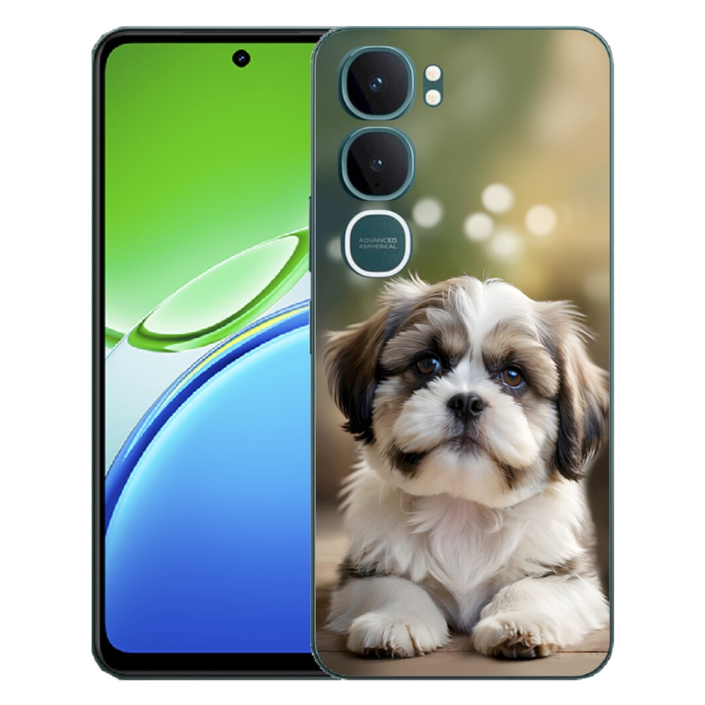 mmCase gél tok a Vivo Y21d-hez – aranyos shih-tzu